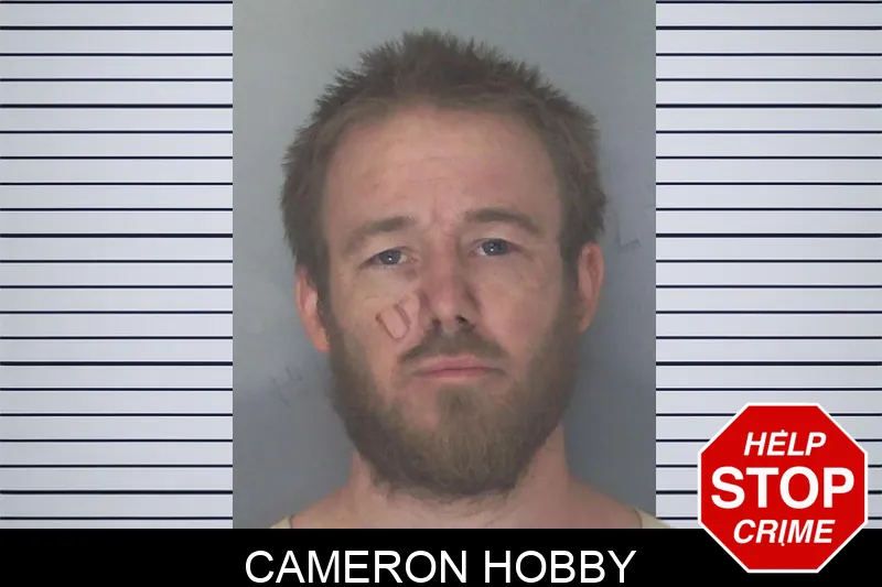 Cameron Hobby mugshot
