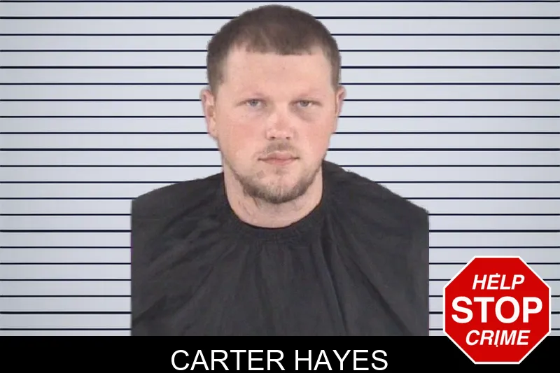 Carter Hayes mugshot