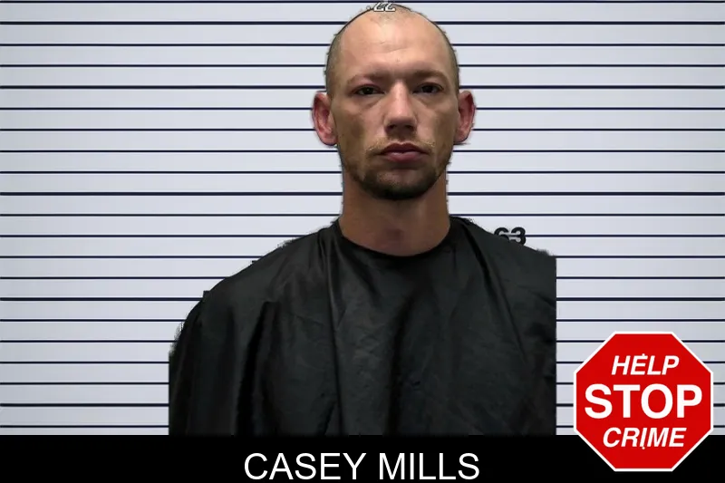 Casey Mills mugshot
