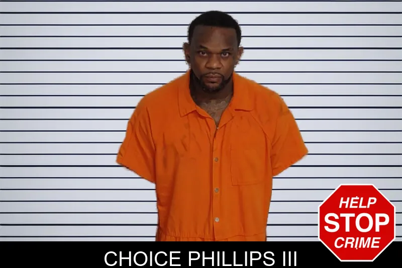 Choice Phillips III mugshot