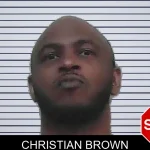 Christian Brown mugshot