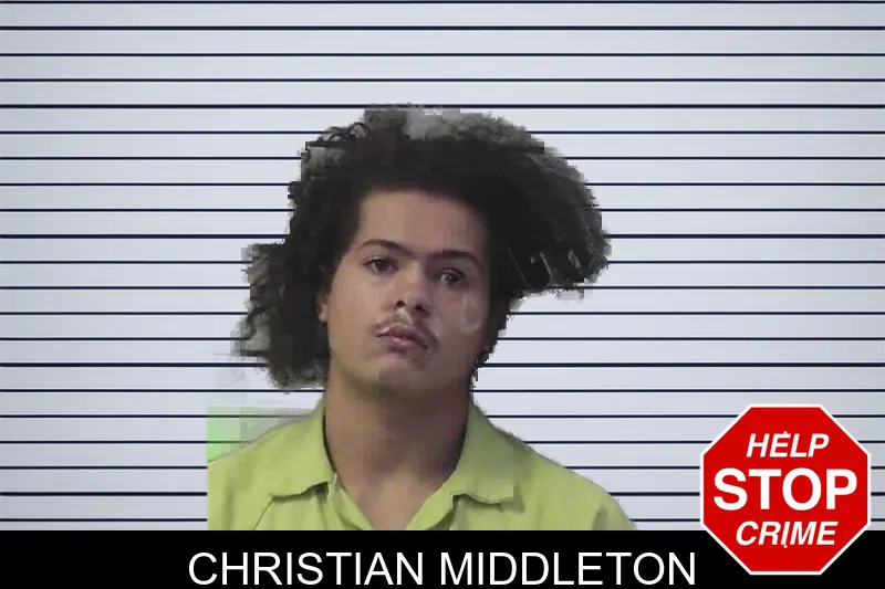 Christian Middleton mugshot