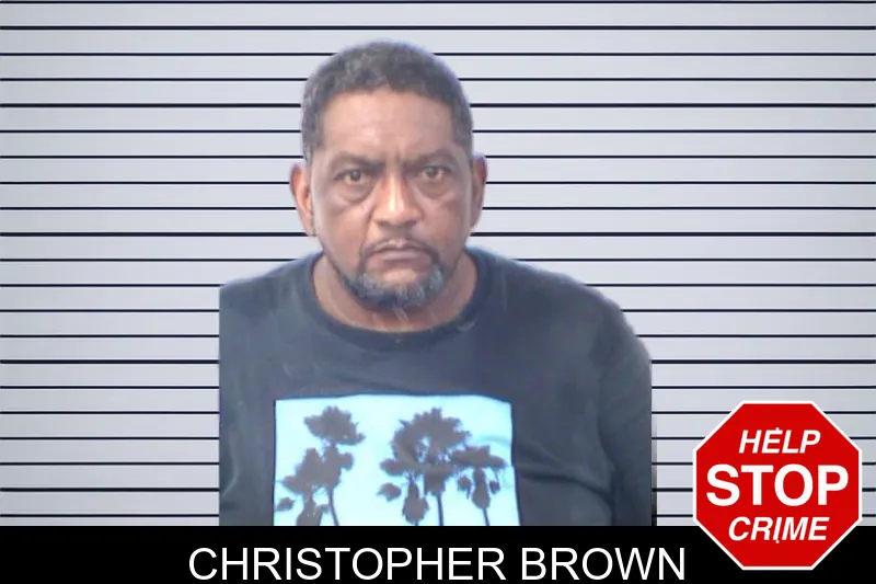 Christopher Brown mugshot