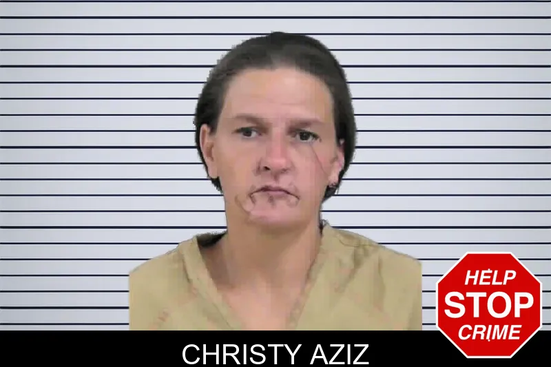 Christy Aziz mugshot – Gordon County , Georgia Christy Aziz mugshot