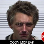 Cody McPeak mugshot