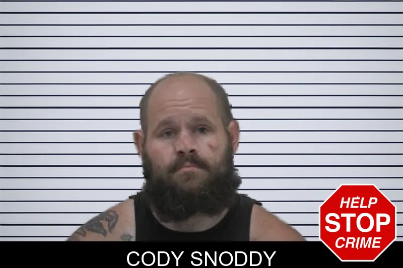 Cody Snoddy mugshot