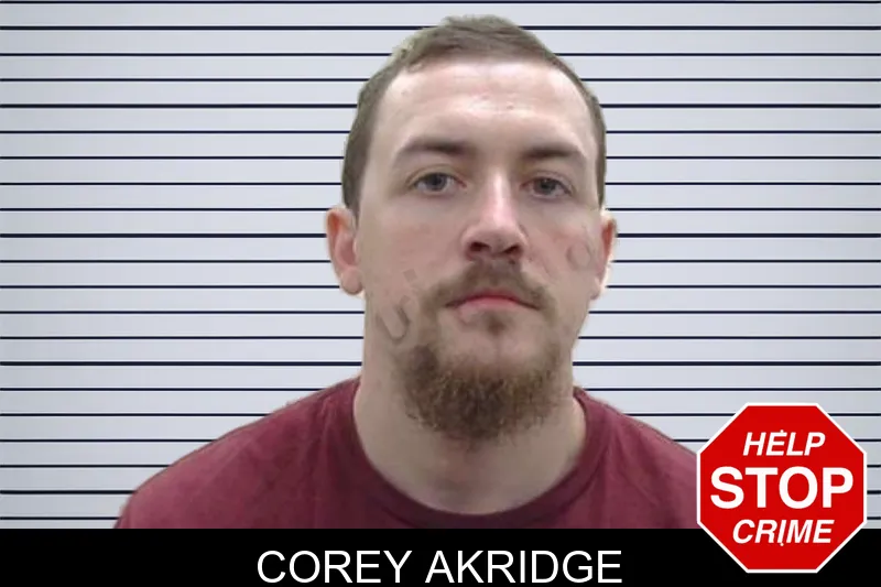 Corey Akridge mugshot