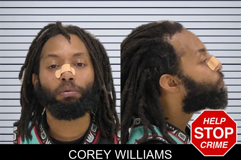Corey Williams mugshot