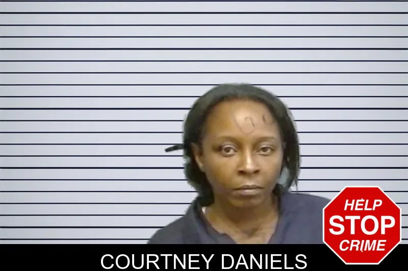 Courtney Daniels mugshot