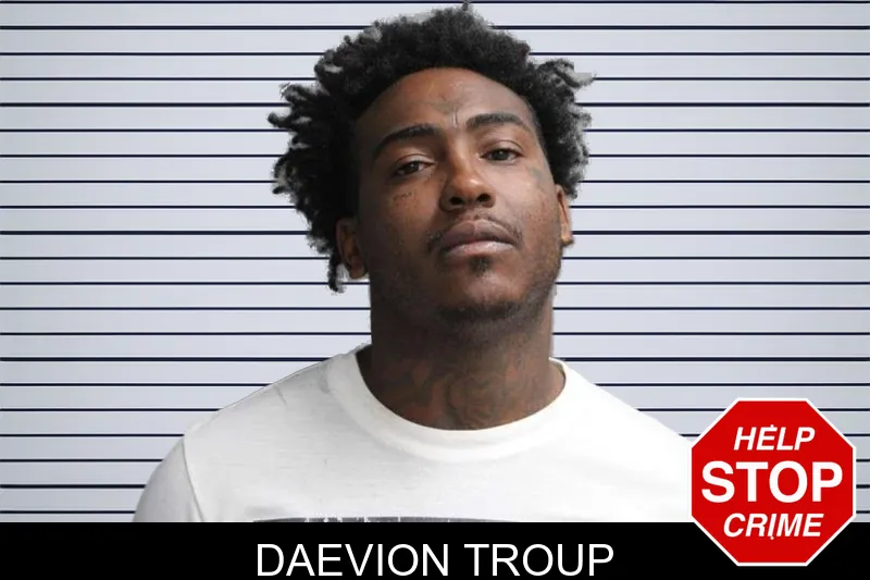 Daevion Troup mugshot – Crisp County , Georgia Daevion Troup mugshot