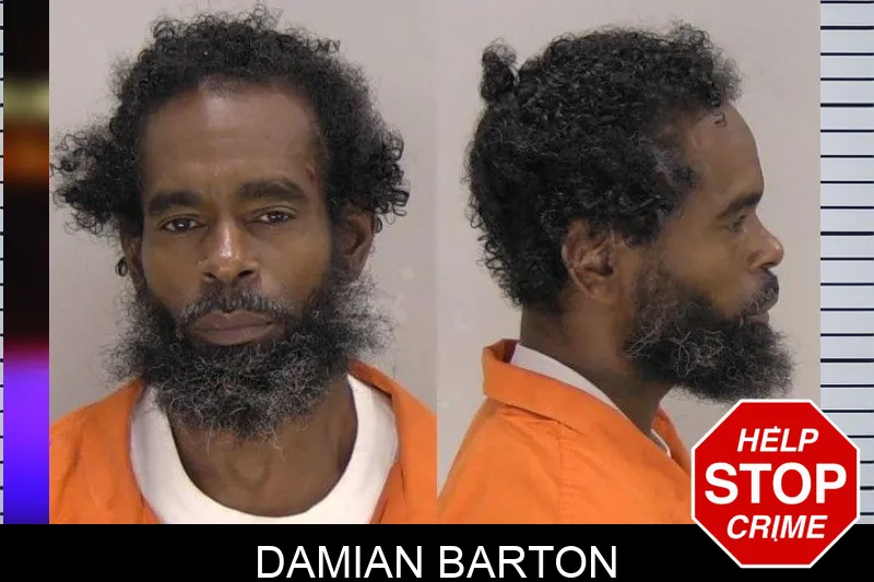 Damian Barton mugshot