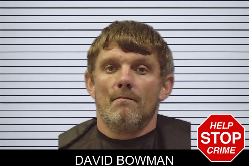 David Bowman mugshot