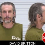 David Britton mugshot