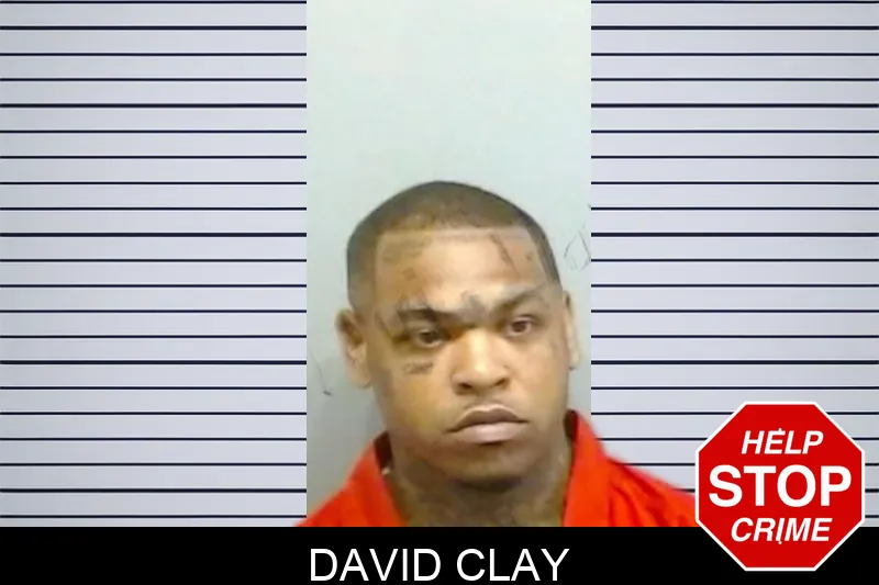 David Clay mugshot