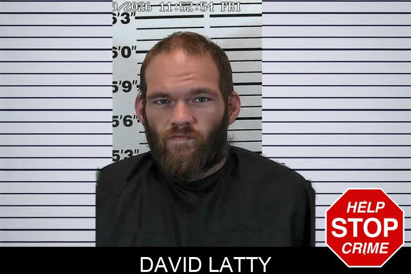 David Latty mugshot