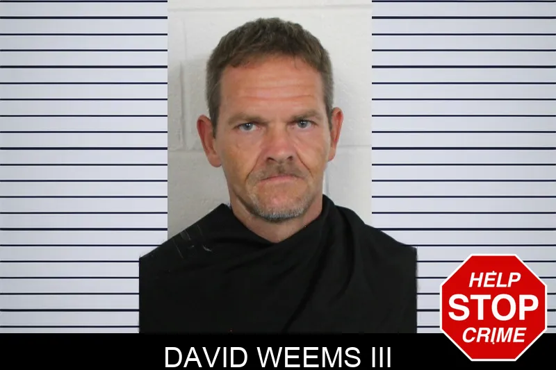 David Weems III mugshot – Floyd County , Georgia David Weems III mugshot