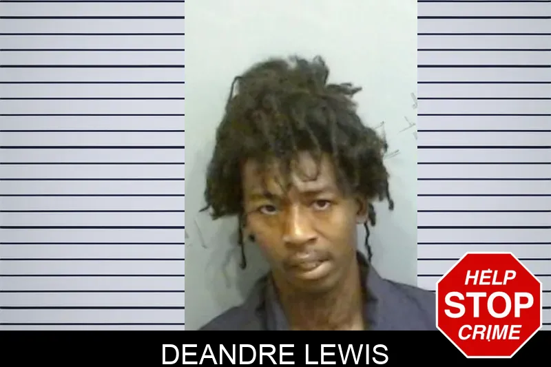 Deandre Lewis mugshot