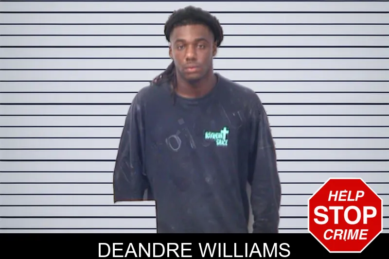 Deandre Williams mugshot