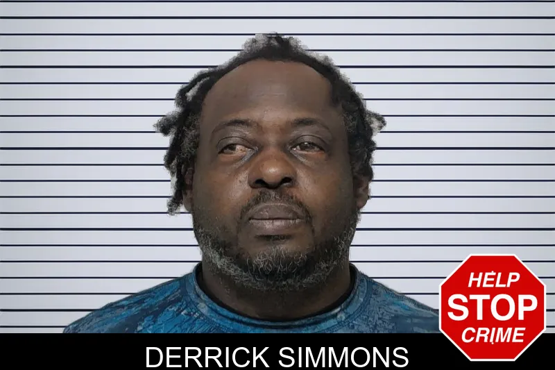 Derrick Simmons mugshot