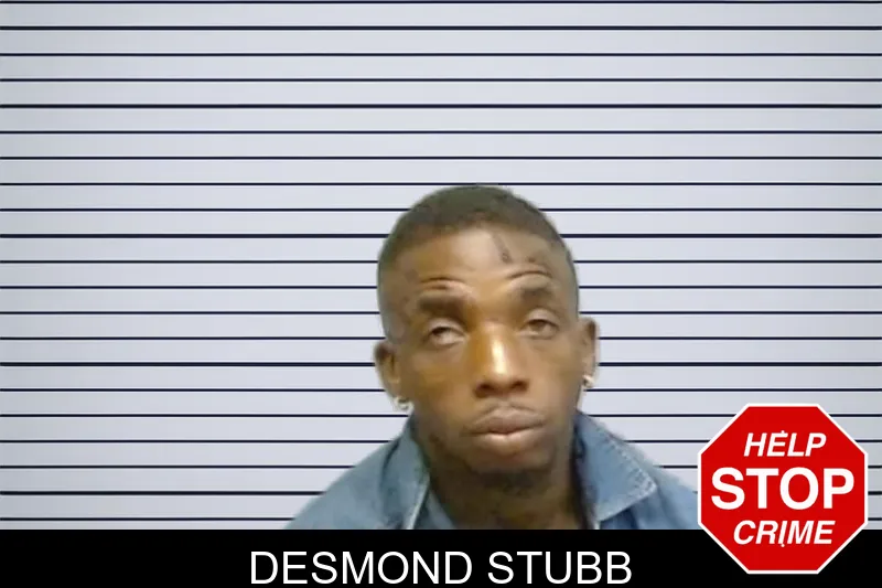 Desmond Stubb mugshot