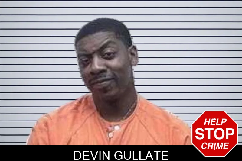 Devin Gullate mugshot