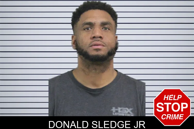 Donald Sledge Jr mugshot