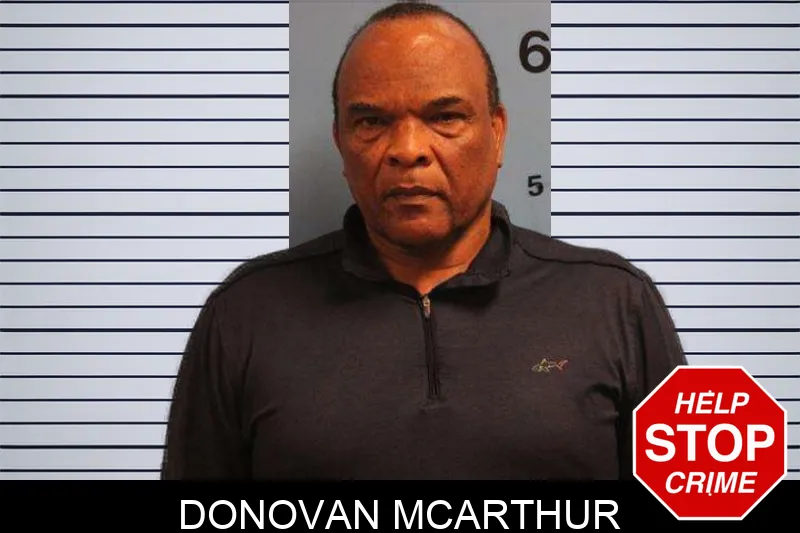 Donovan McArthur mugshot