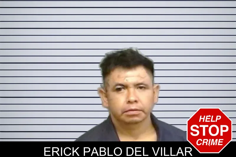 Erick Pablo Del Villar mugshot