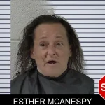 Esther McAnespy mugshot