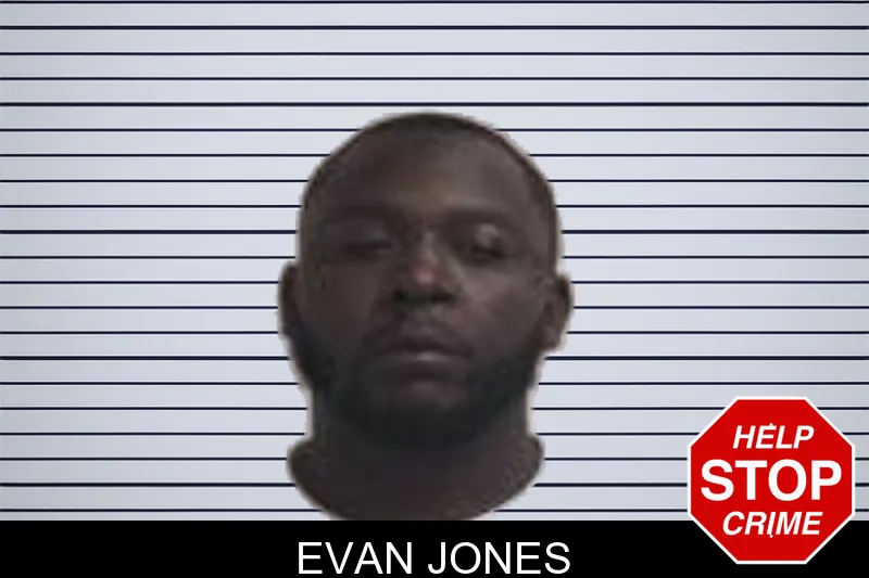 Evan Jones mugshot