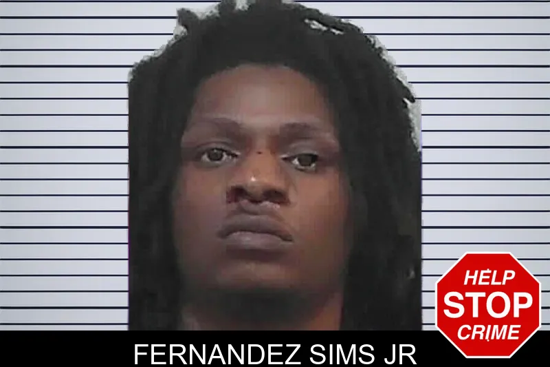 Fernandez Sims Jr mugshot