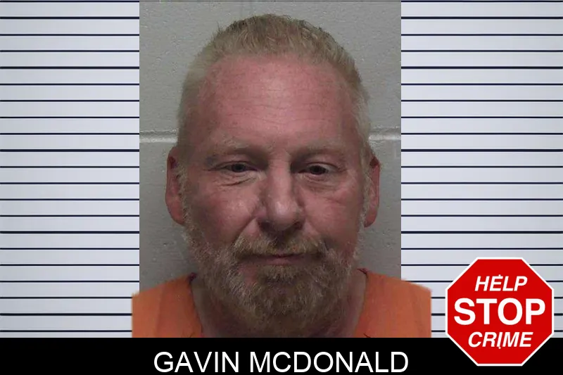 Gavin McDonald mugshot