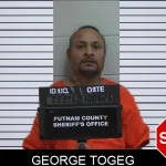 George Togeg mugshot – Putnam County , Georgia George Togeg mugshot