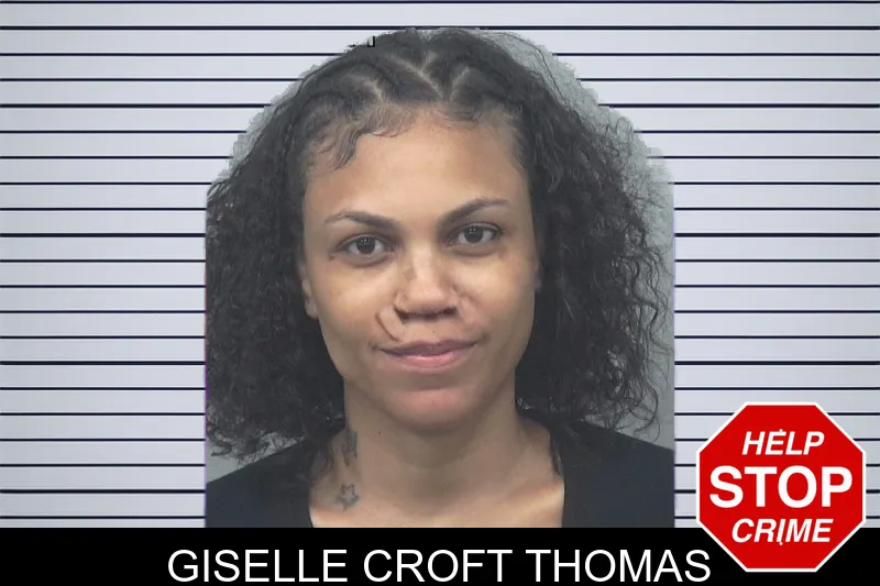 Giselle Croft Thomas mugshot