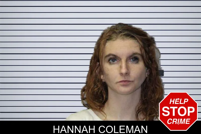 Hannah Coleman mugshot