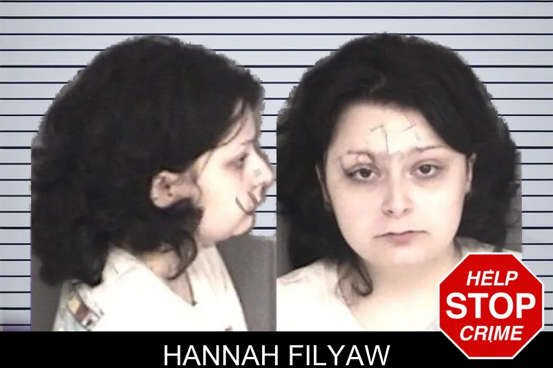 Hannah Filyaw mugshot