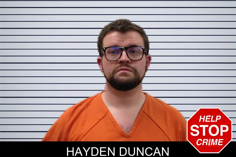 Hayden Duncan mugshot