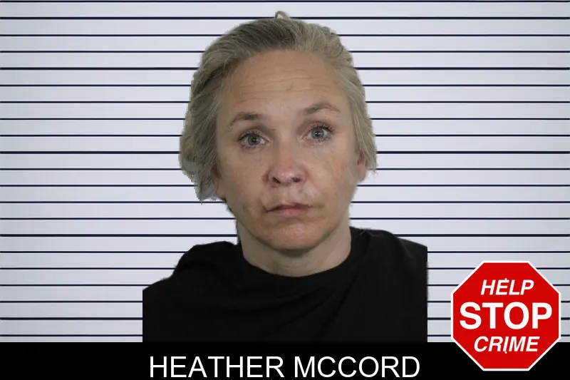 Heather McCord mugshot
