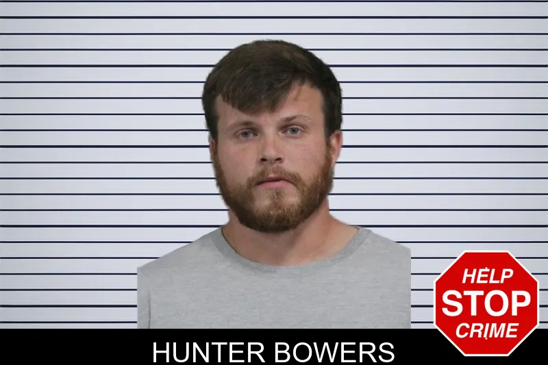 Hunter Bowers mugshot