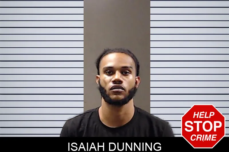 Isaiah Dunning mugshot