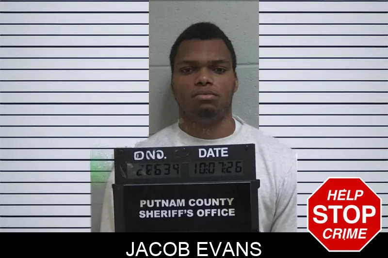 Jacob Evans mugshot
