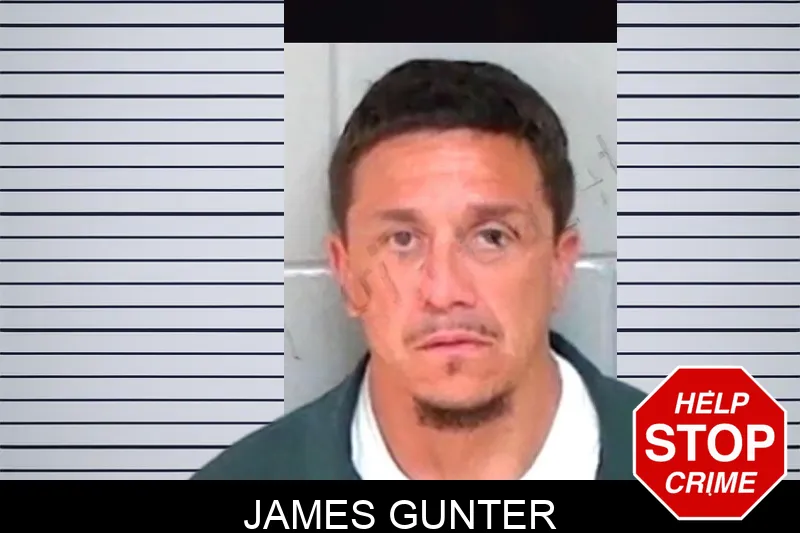 James Gunter mugshot