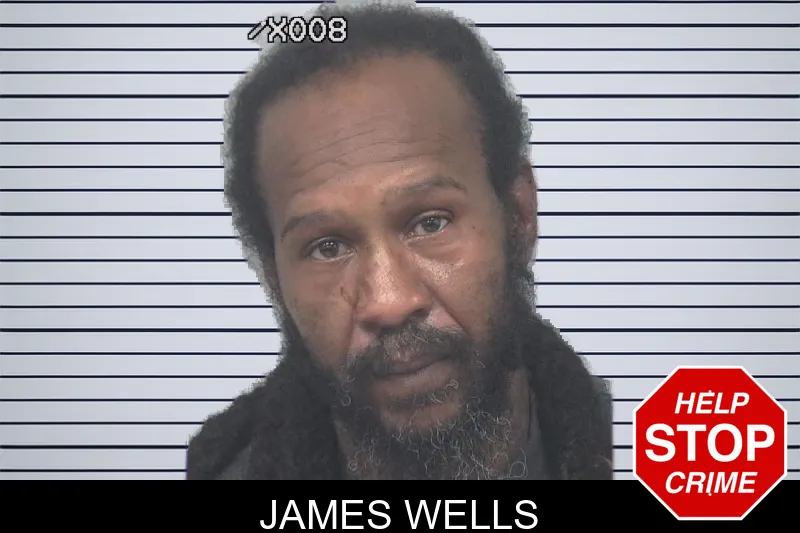 James Wells mugshot