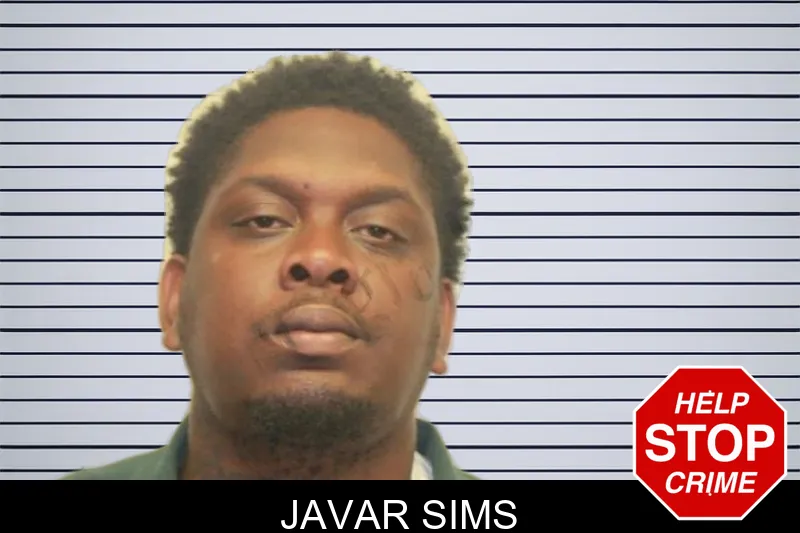 Javar Sims mugshot