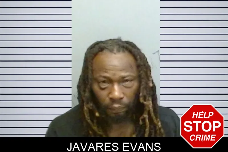 Javares Evans mugshot