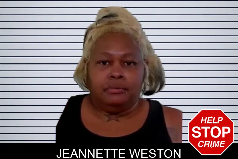Jeannette Weston mugshot