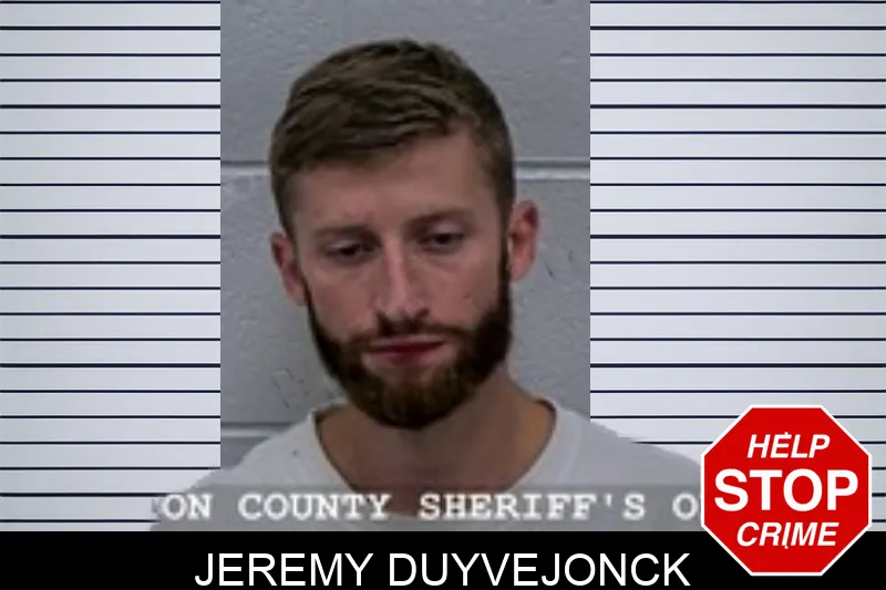 Jeremy Duyvejonck mugshot – Walton County , Georgia Jeremy Duyvejonck mugshot
