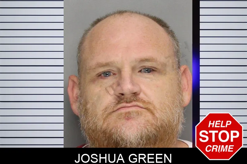 Joshua Green mugshot