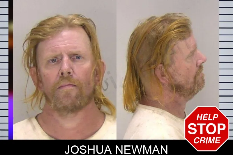 Joshua Newman mugshot