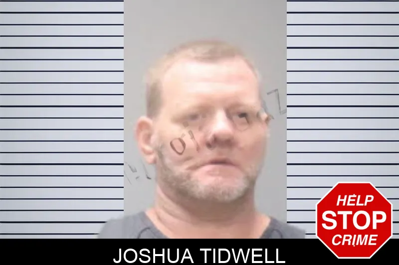 Joshua Tidwell mugshot
